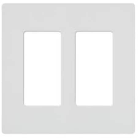 Evolve Claro Wallplate 2G White CW-2-WH EV1883484